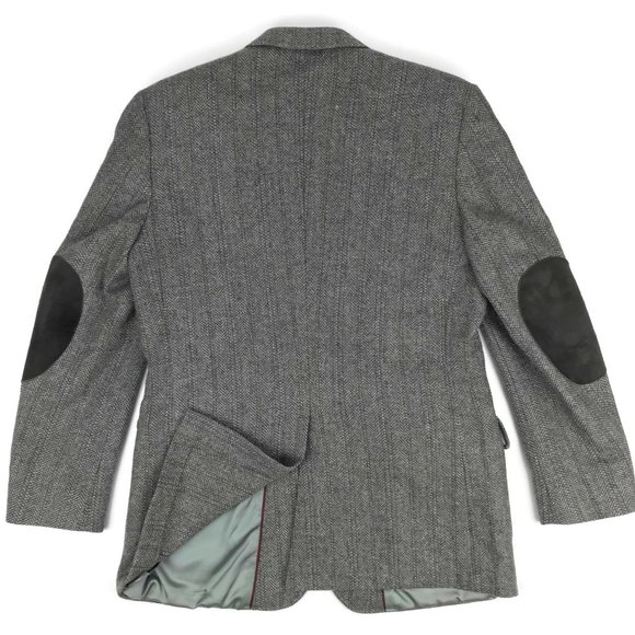 Vintage Haggar Gray Tweed Blazer Sport Coat Sz 40R - Picture 2 of 14